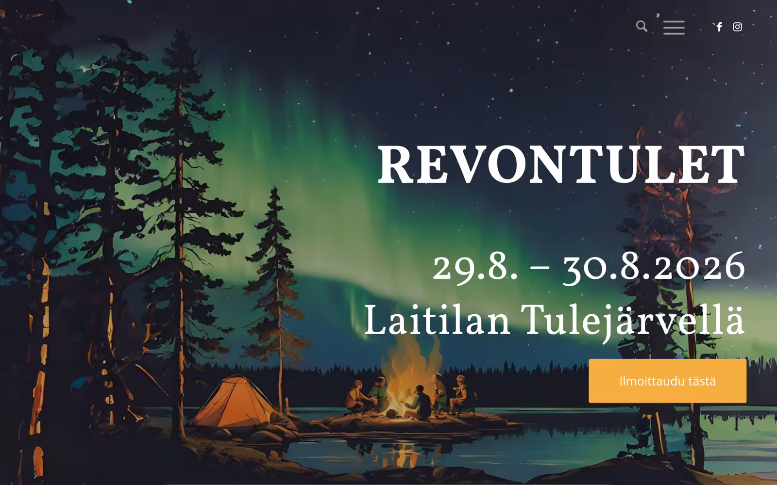 LSP Revontulet — Yhdistyksen verkkosivusto